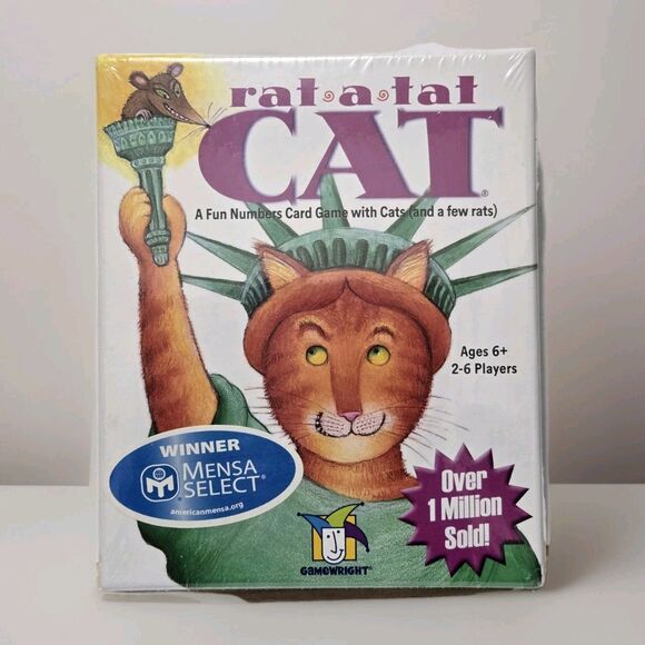 Gamewright Rat-A-Tat-Cat Card Game - New Sealed - Fun for All Ages - Picture 1 of 2